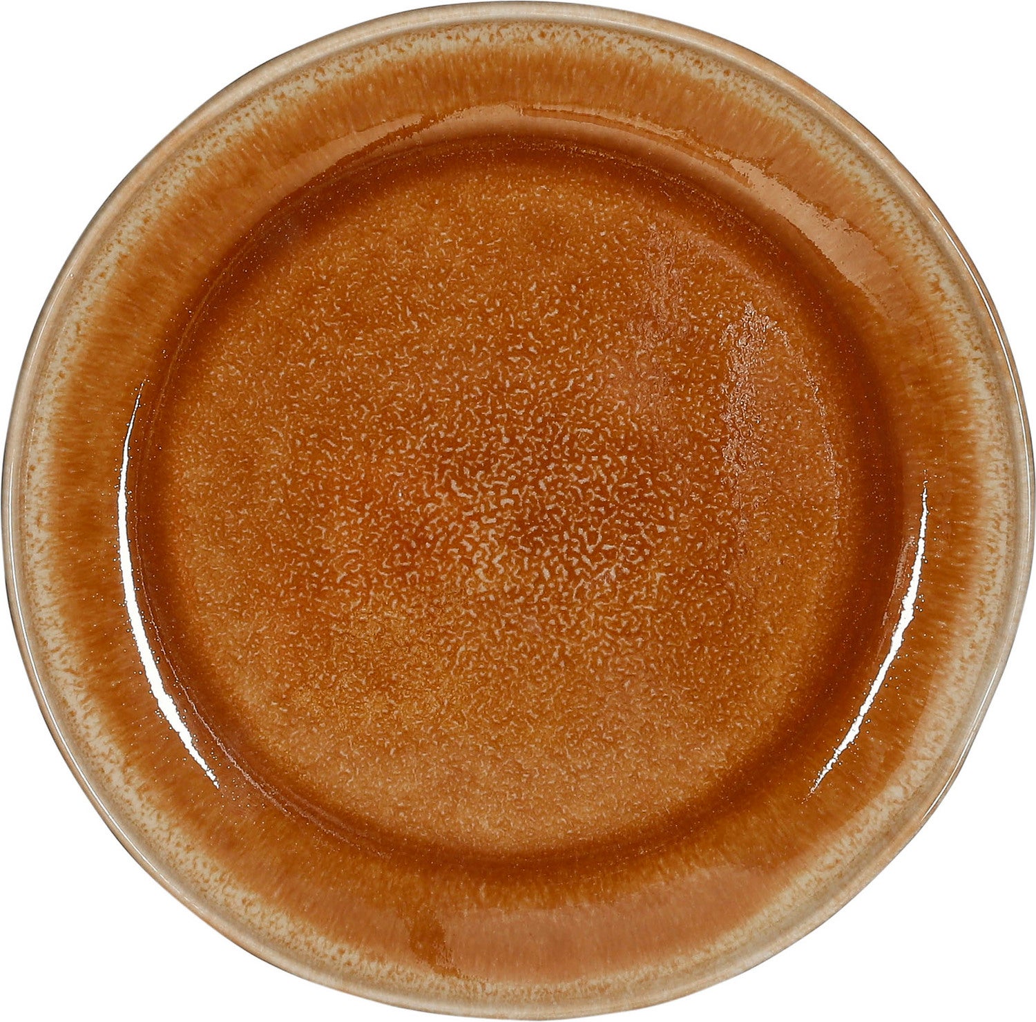Mica Decorations ontbijtbord Rhea lichtbruin D 20 H 2,5 cm