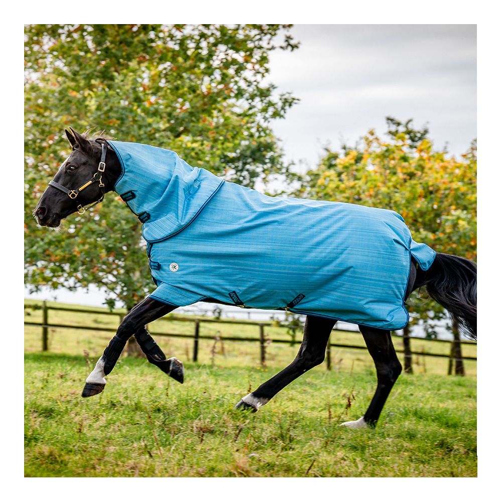Horseware AMIGO HERO REVIVE PLUS 900D 200G - Couverture de paddock ocean blue