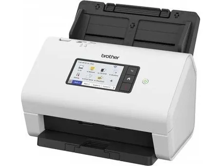 Brother ADS-4900W - Dokumentscanner - Dual CIS - Duplex - A4 - 600 dpi x 600 dpi - op til 60 ppm (mono) / op til 60 ppm (farve) - ADF (100 ark) - op til 9000 scanninger pr. dag - USB 3.0, LAN, Wi-Fi(n), USB 2.0 (Host)