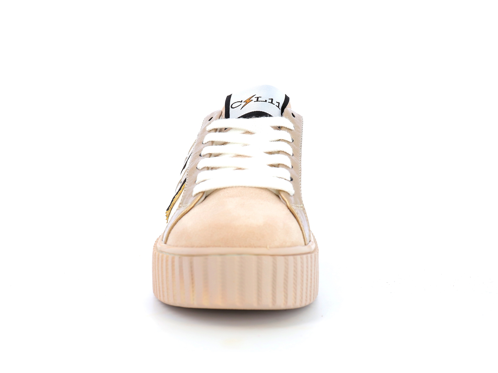 Cl11-CL51 Matières combinées Blanc Beige