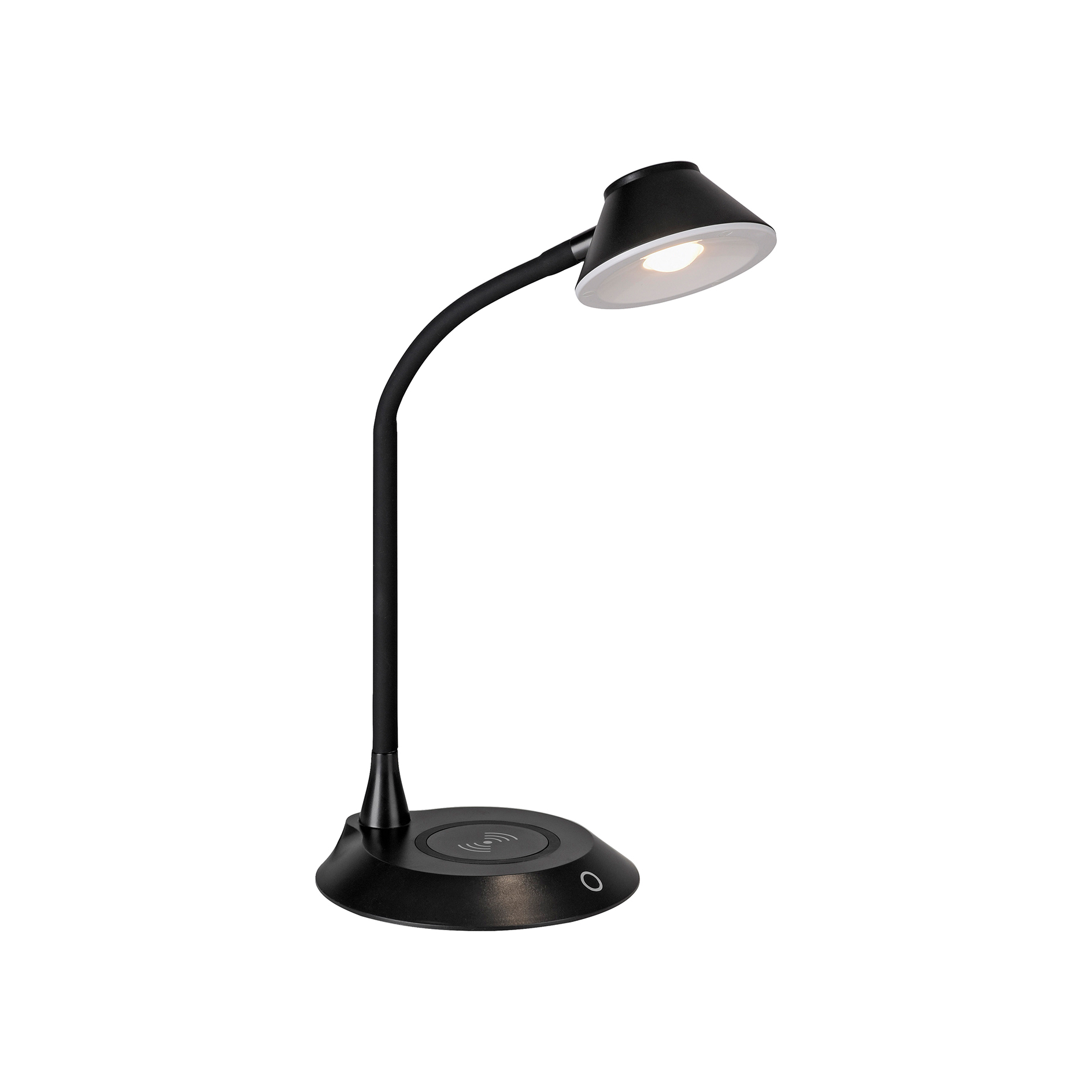 LED-Tischleuchte - schwarz - dimmbar - Wireless Ladefunktion