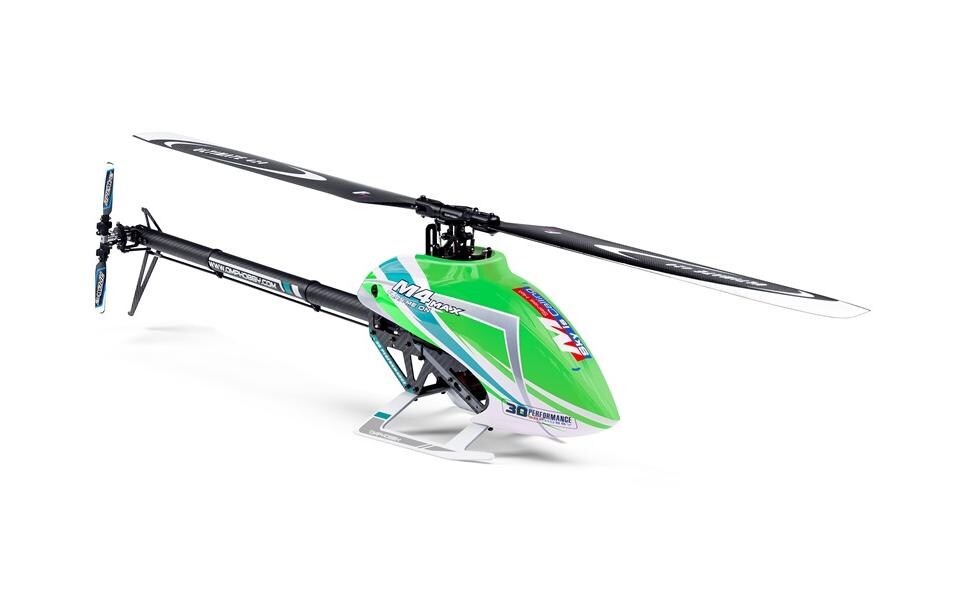 Helikopter M4 Max Grün, Bausatz<br>OMP M4 Flybarless 3D Heli der 400er klasse
