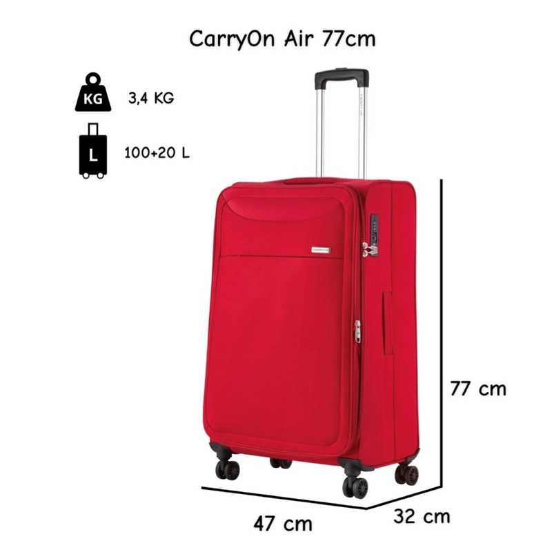 CarryOn Air 77 cm reiskoffer - Red