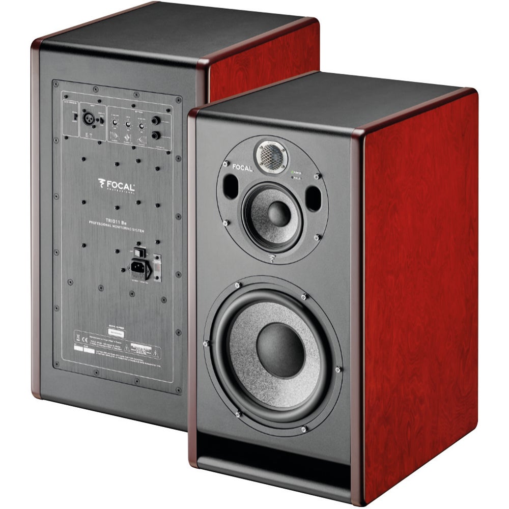 Focal Trio 11 Be Red Burr Ash actieve 3-weg studiomonitor (per stuk)