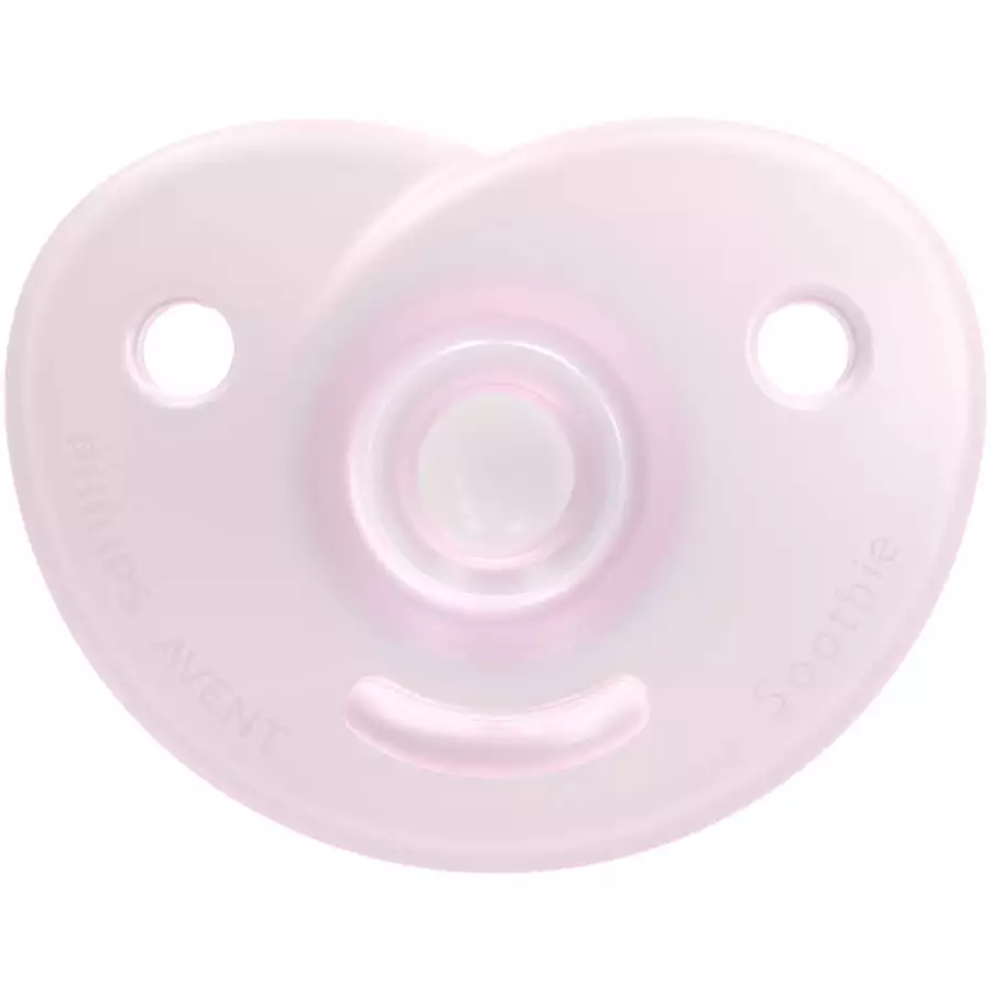 Philips Avent Schnuller Soothie SCF09922 0-6m in rosa inklusive Stericase, 2 Stück