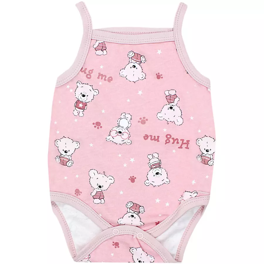 TupTam Mädchen Babybody mit Spagettiträger Sommer 5er Pack rosagelb