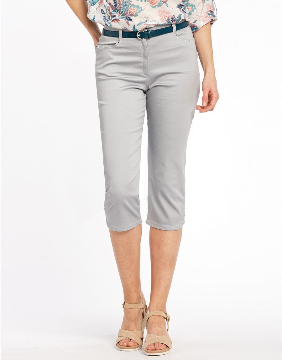 Corsaire stretch gris