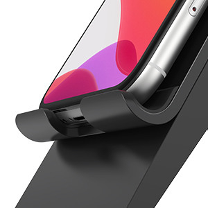 Höhenverstellbare Smartphone / Handy Halterung (11.9 - 20.3 cm) (80903)  - Schwarz