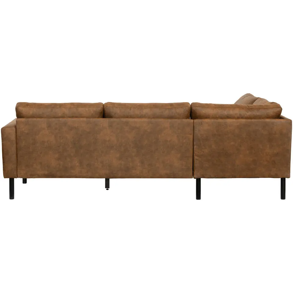 Hoekbank Collin links - cognac