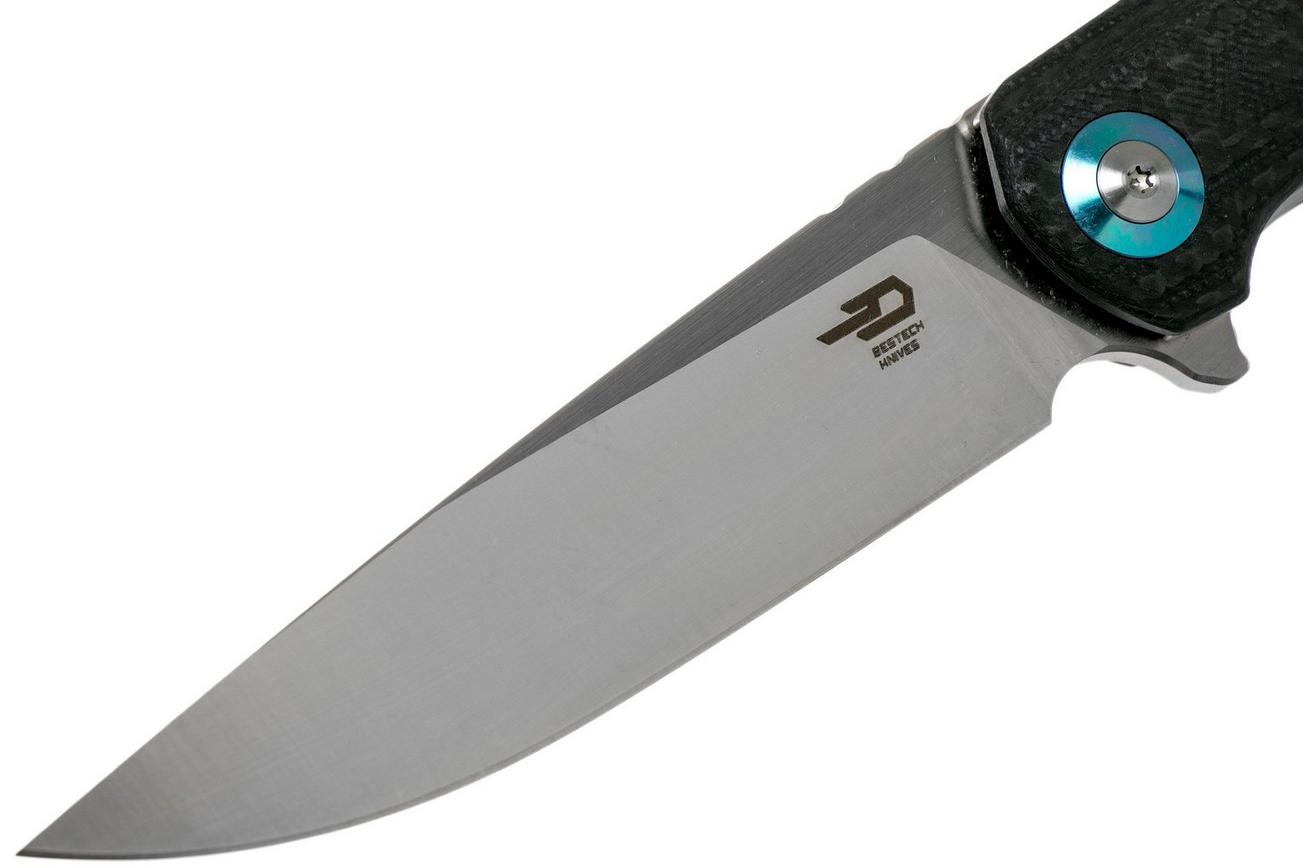 Bestech Ascot Black G10 & Carbonfiber BG19A zakmes
