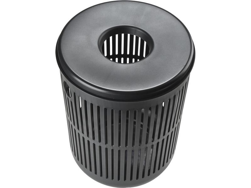 Zone Denmark Wäschesammler Ume 68 l, Schwarz Wäschekorb mit Deckel