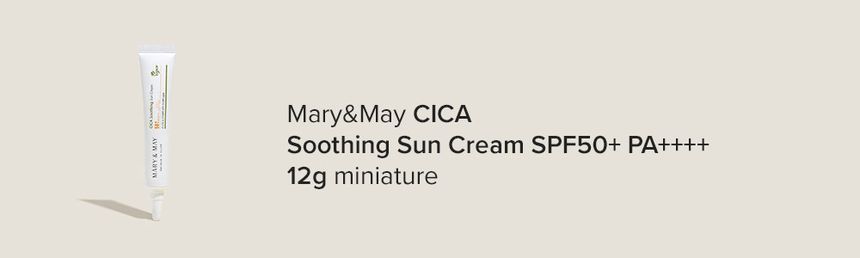 Mary&May - CICA Verzachtende Zonnecrème Mini