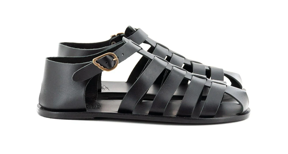 ANCIENT GREEK SANDAL - SAND HOMER BLACK