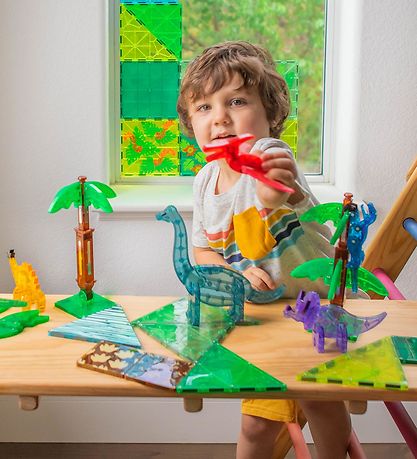 Magna-Tiles Magnetset - 50 Teile - Dino World XL