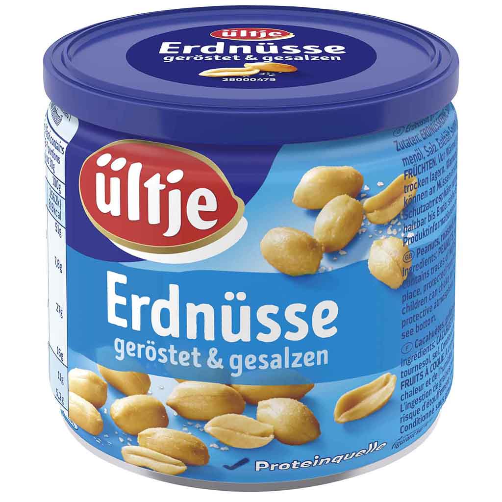ültje Erdnüsse geröstet & gesalzen 180g MHD:30.10.25