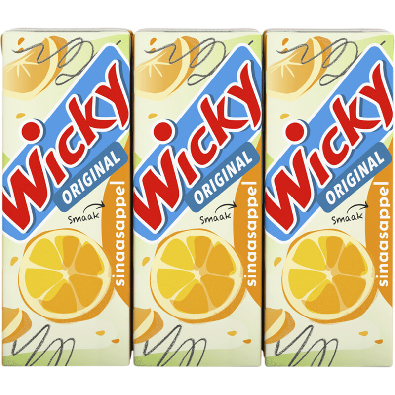 Wicky Sinaasappel 6-pack