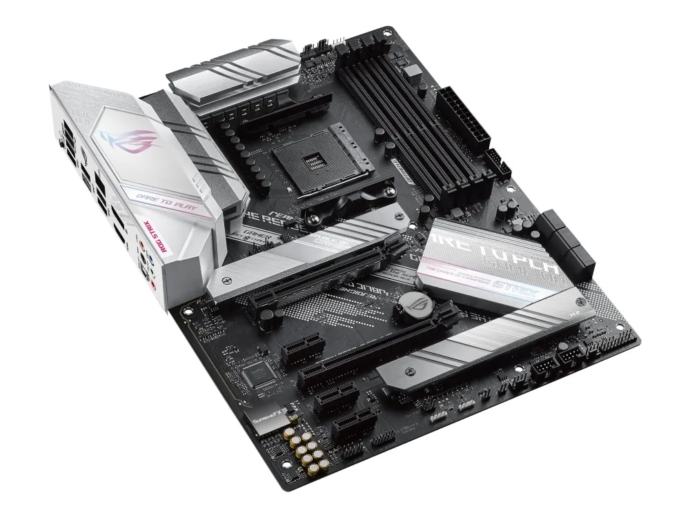 ASUS ROG STRIX B550-A GAMING - Bundkort - ATX - Socket AM4 - AMD B550 Chipset - USB-C Gen2, USB 3.2 Gen 1, USB 3.2 Gen 2 - 2.5 Gigabit LAN - onboard grafik (CPU påkrævet) - HD Audio (8-kanaler)