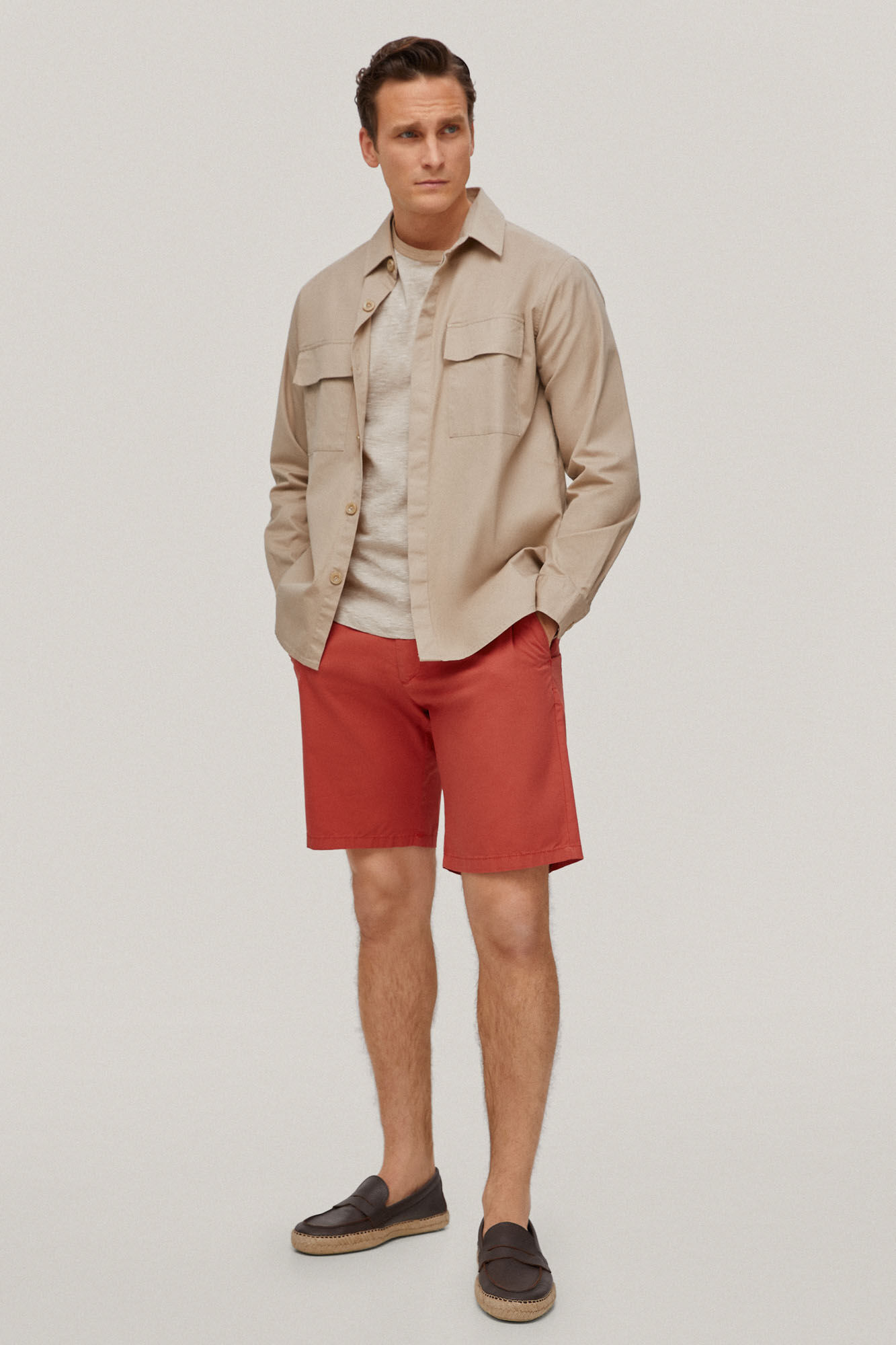 Bermuda Chino Premium Flex - Coral