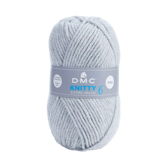 Pelote de laine DMC Knitty 6, 137m environ - Coloris 814