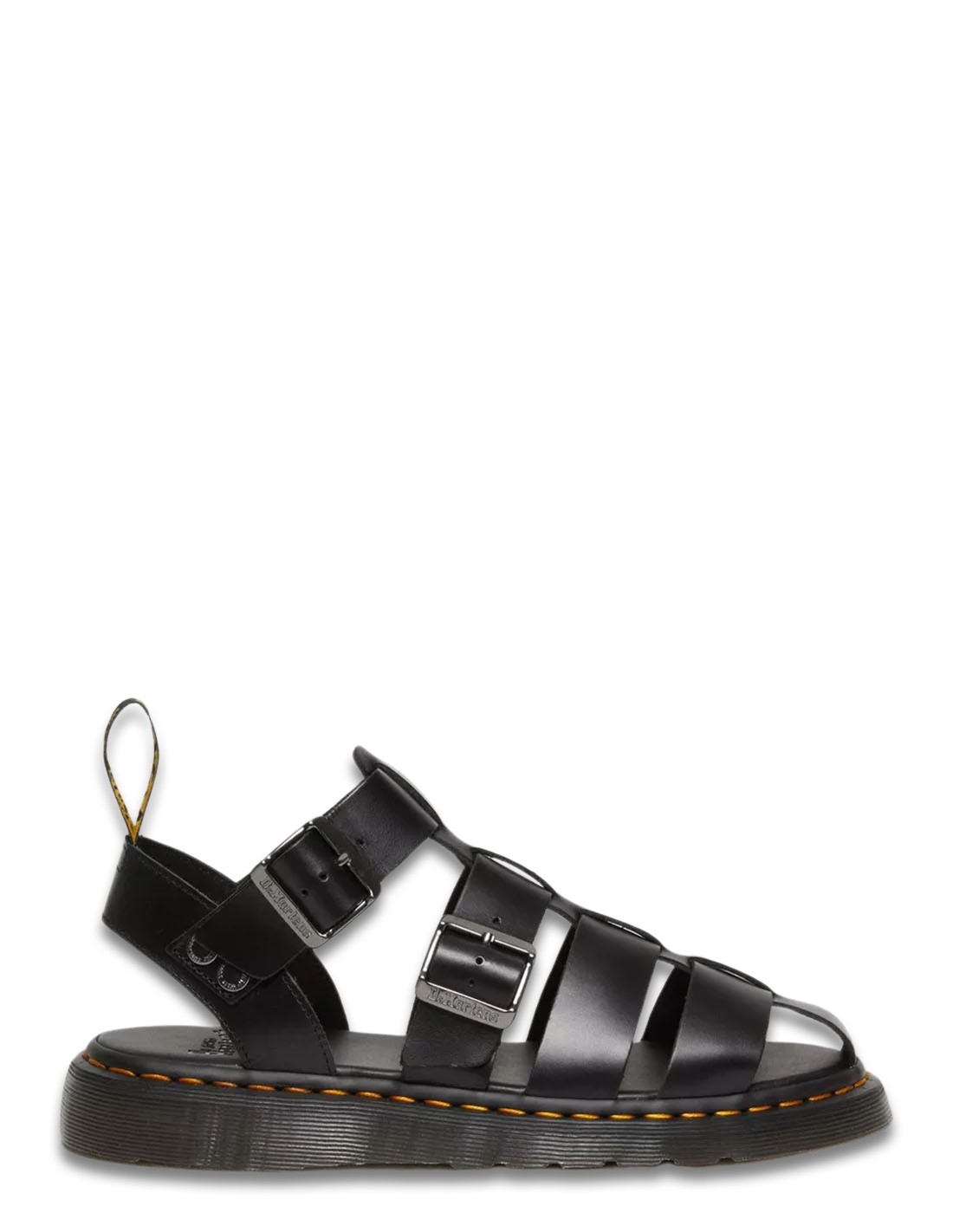 dr martens Sandales Femme Garin Cuir Noir