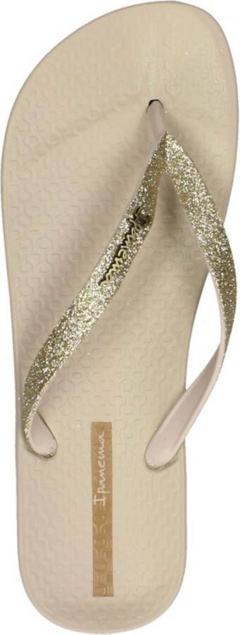 Ipanema Anatomic Lolita teenslippers met glitters lichtroze