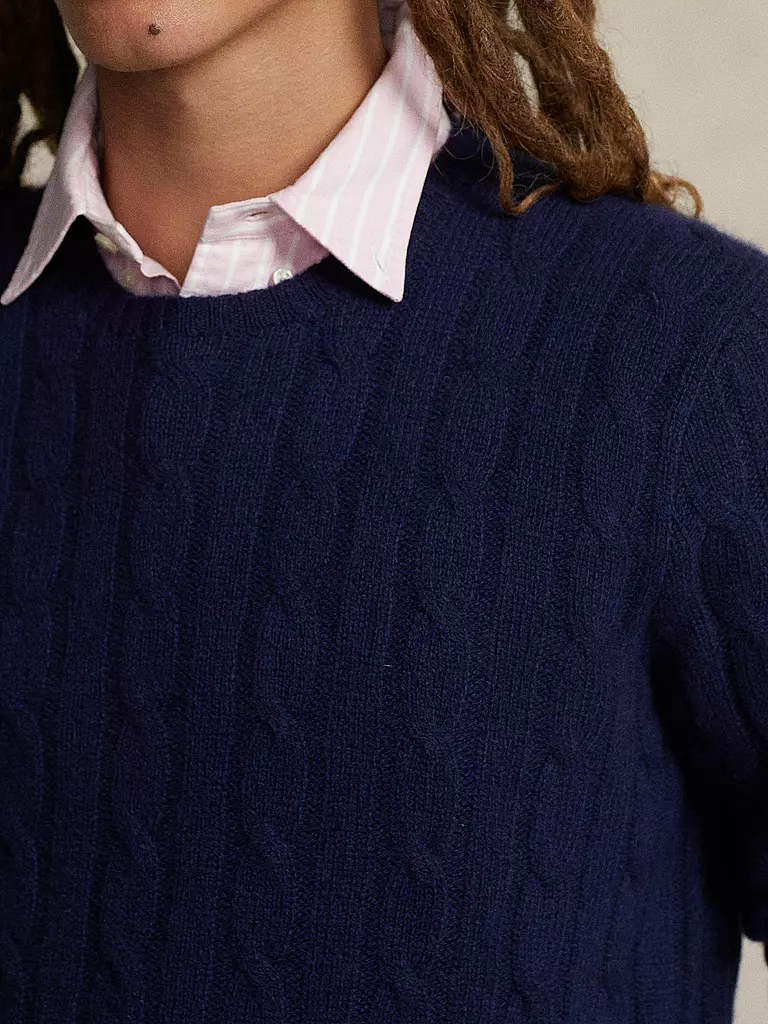 POLO RALPH LAUREN Kaschmirpullover dunkelblau