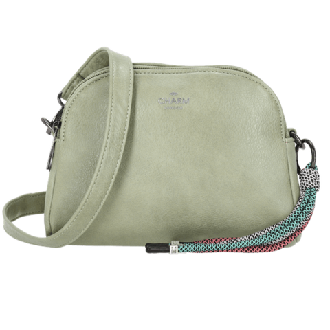 Charm London Tottenham Schoudertas Natuur Groen