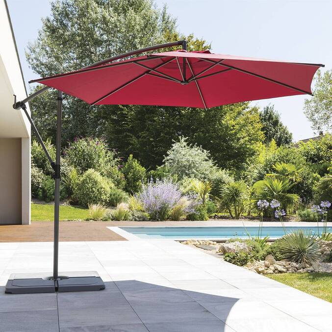 Parasol déporté rond MANOA Bordeaux