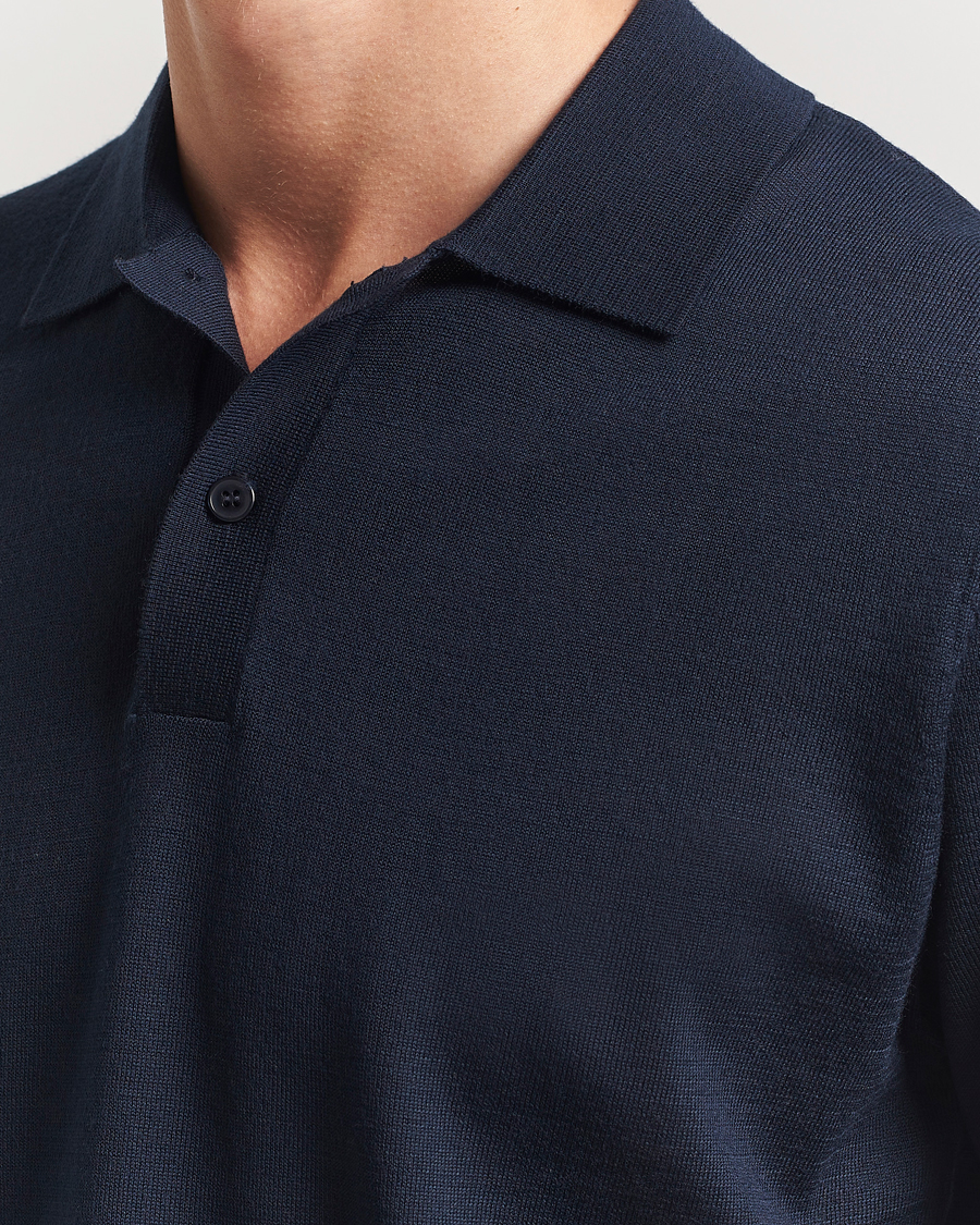 Samsøe Samsøe Sarown Knitted Polo Salute Navy