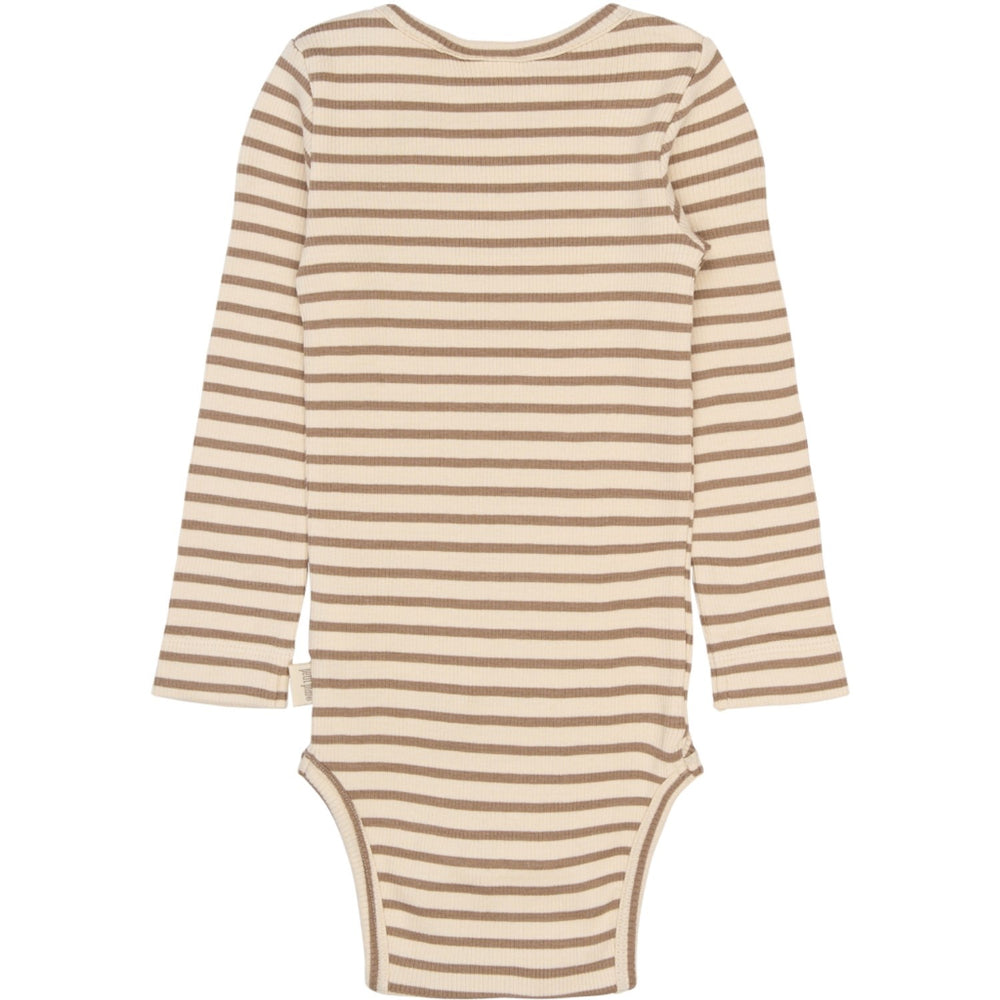 Køb Petit Piao Ginger Snap Striped PPSky L_S Body