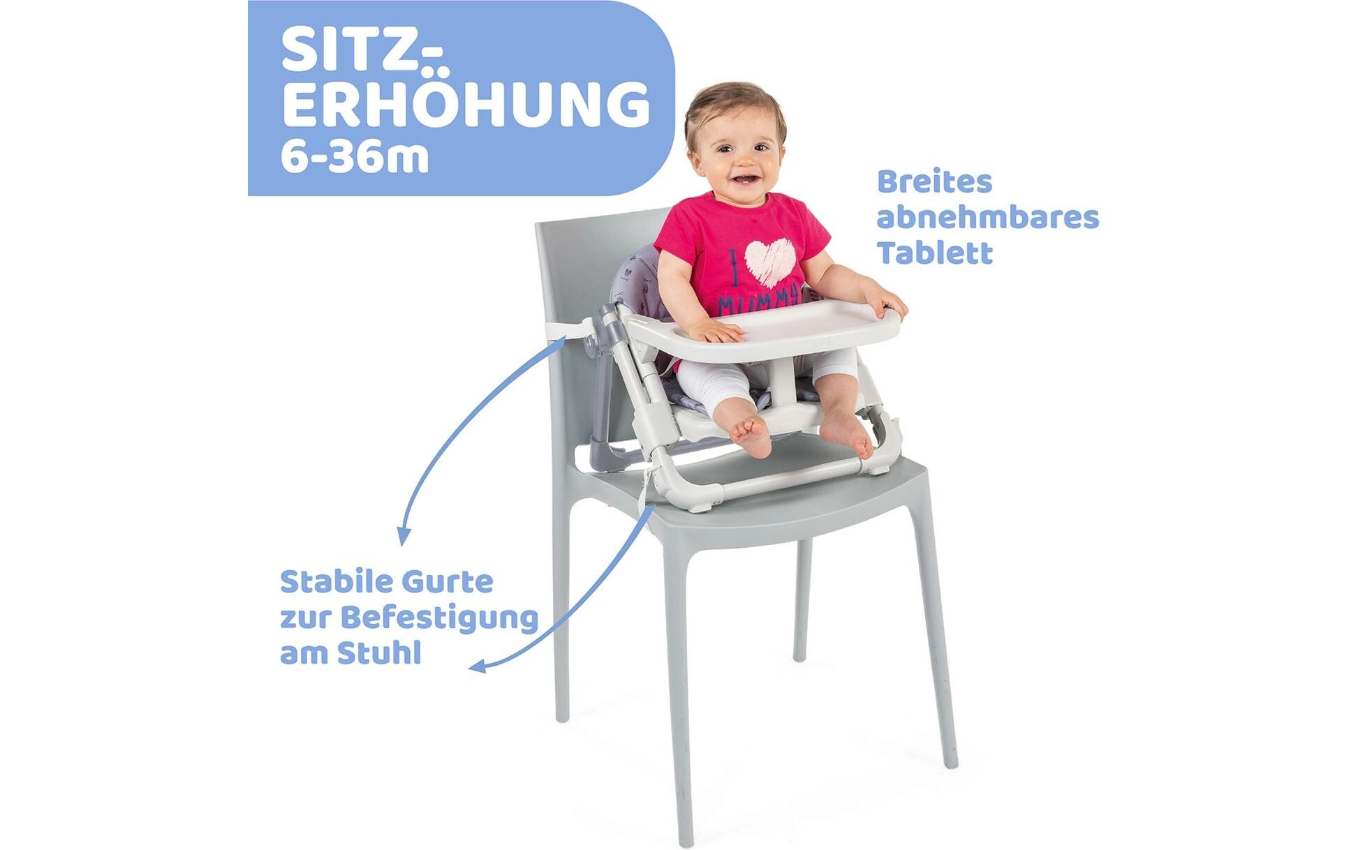 Sitzerhöhung Chairy BunnyHochstuhl höhenverstellbar für optimale Nutzung