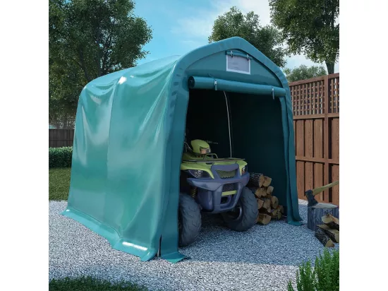 Tente de garage PVC 2,4x2,4 m Vert