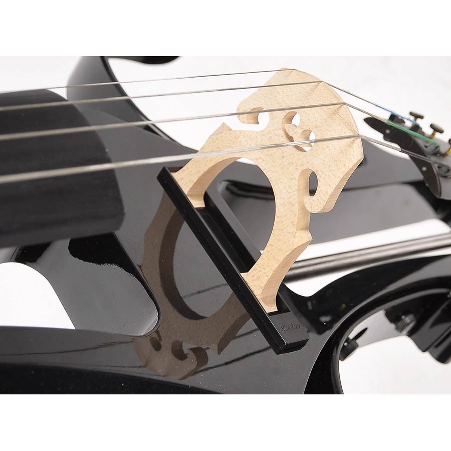 Leonardo EC-50-B elektrische cello met softcase en toebehoren