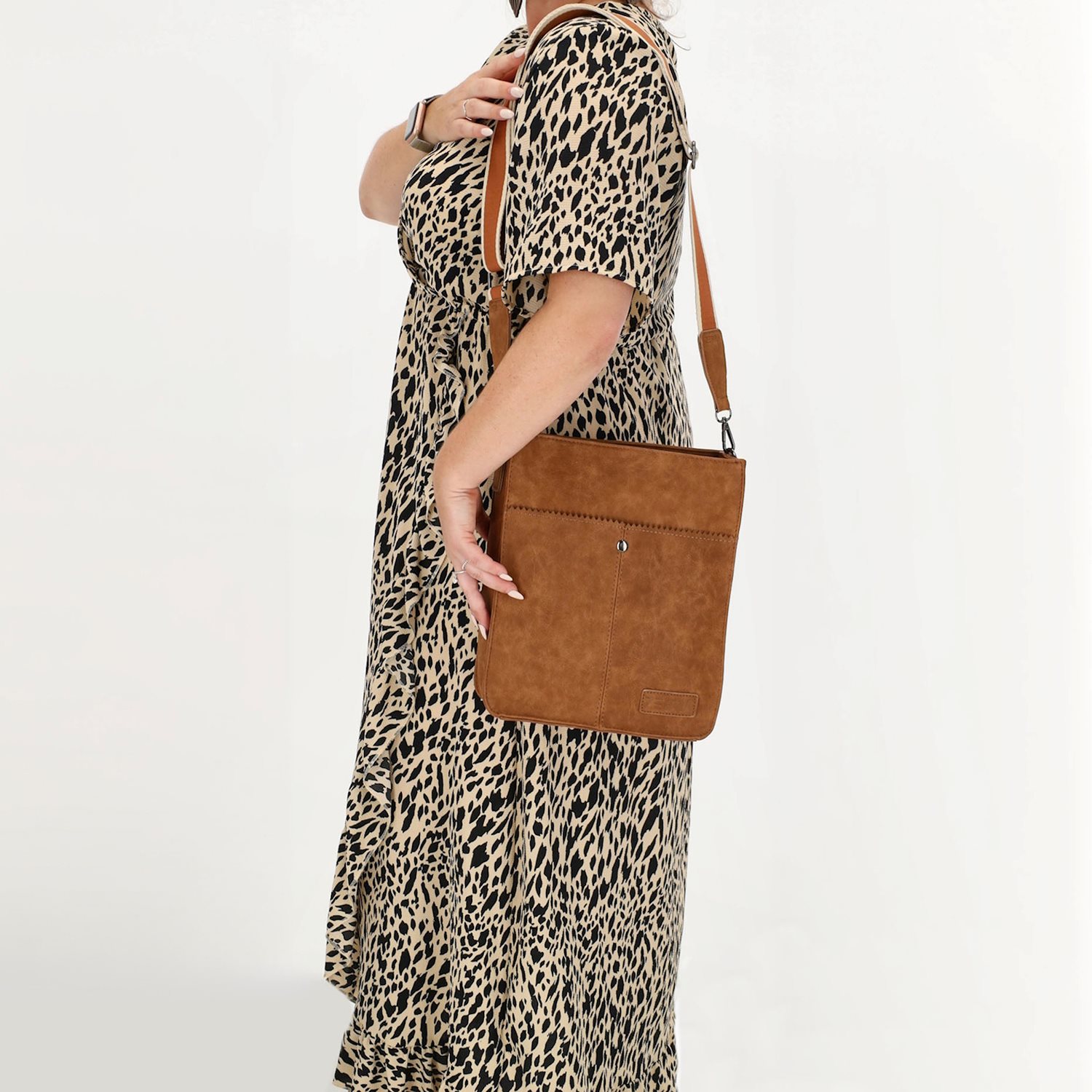 Zebra Trends Cynthia Crossbody brown