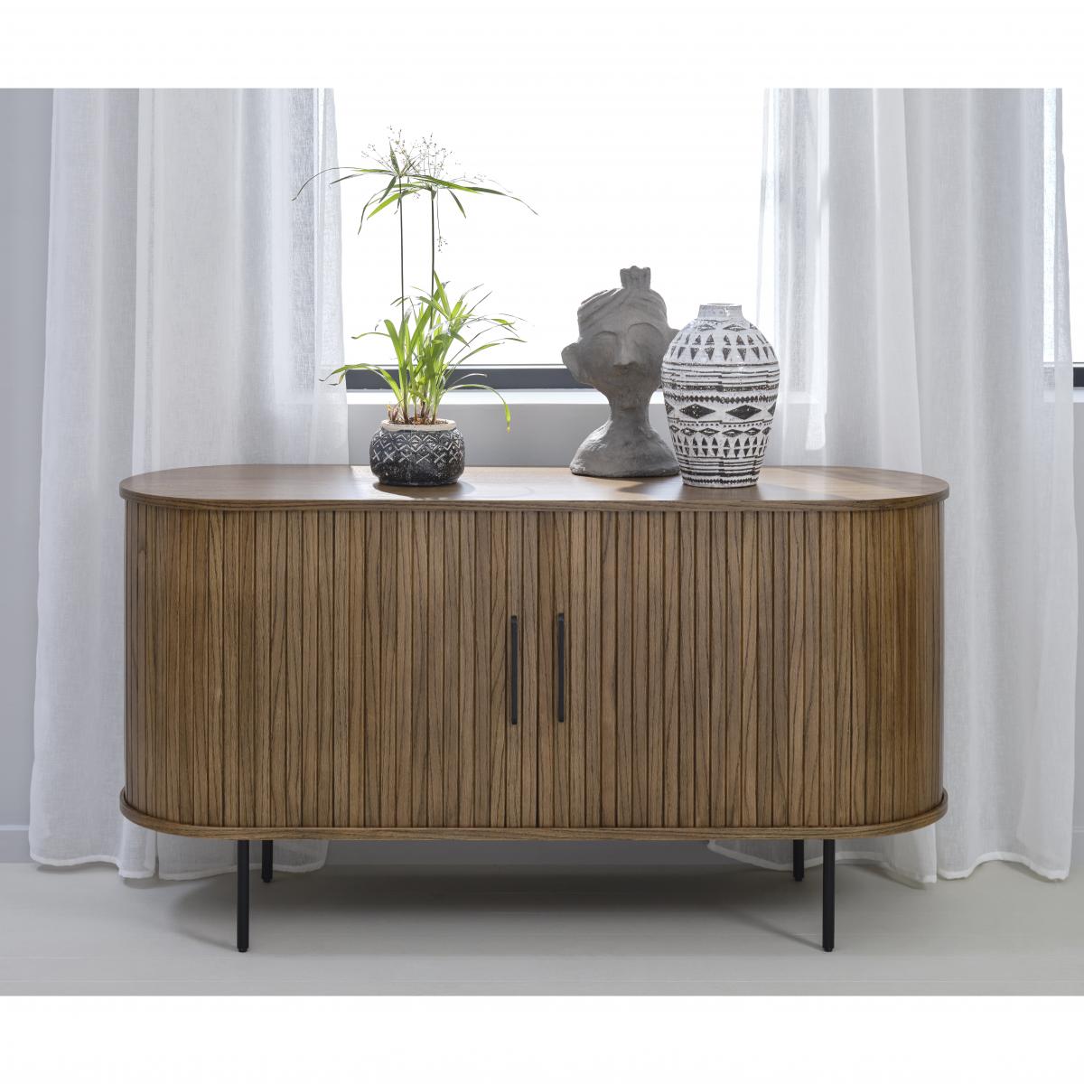 Nordic Home - Kelly dressoir 140 cm - donkerbruin