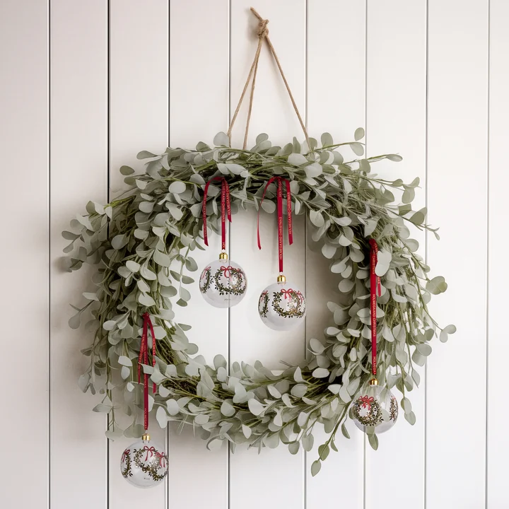 Holmegaard - Weihnachtskugel, 2024 Ann-Sofie Romme, Ø 6,5 cm, klar