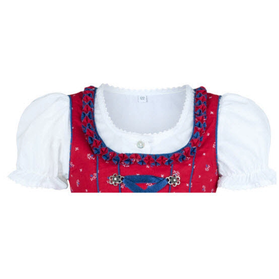 Nübler Kinderdirndl 3-teilig Tamira Rot