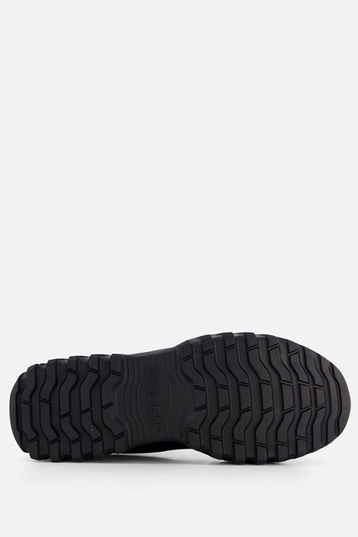 Woden Magda Track regenlaarzen zwart Rubber