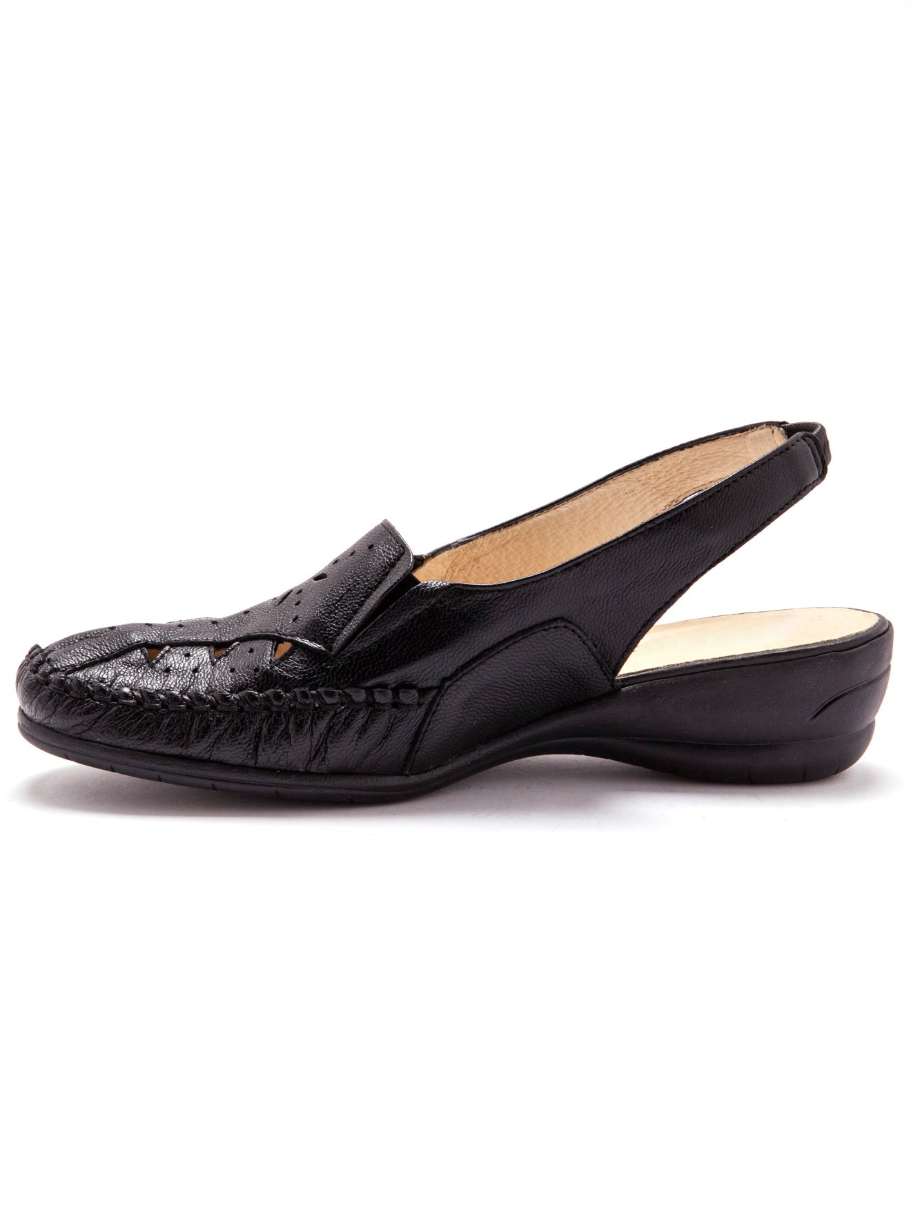 Sandales ajourées talon 4cm