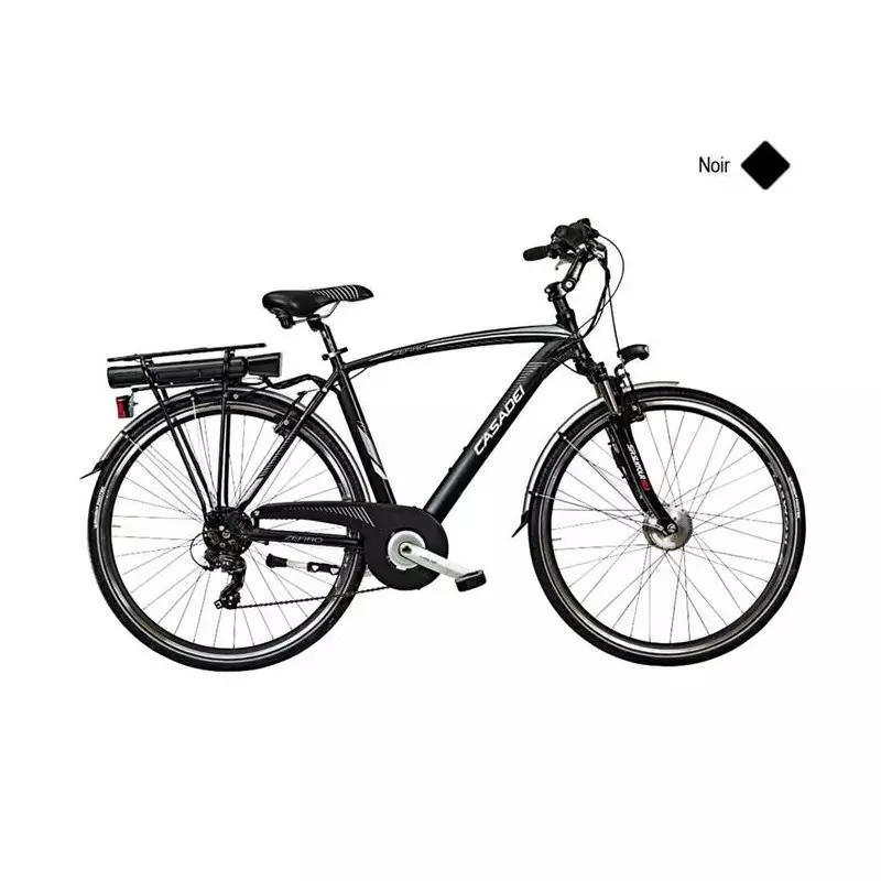 Vélo CASADEI e-bike ctb 28 zefiro 7v ansmann h52 Noir