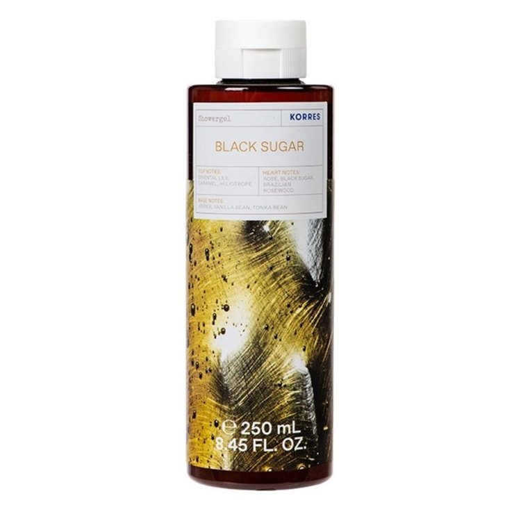 Gel douche Black Sugar 250ml Korres