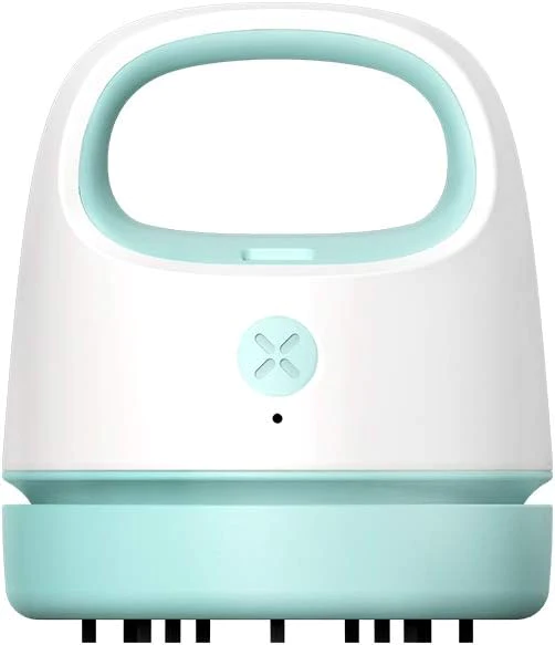 Mini aspirateur de table rechargeable par USB bleu Vendos85