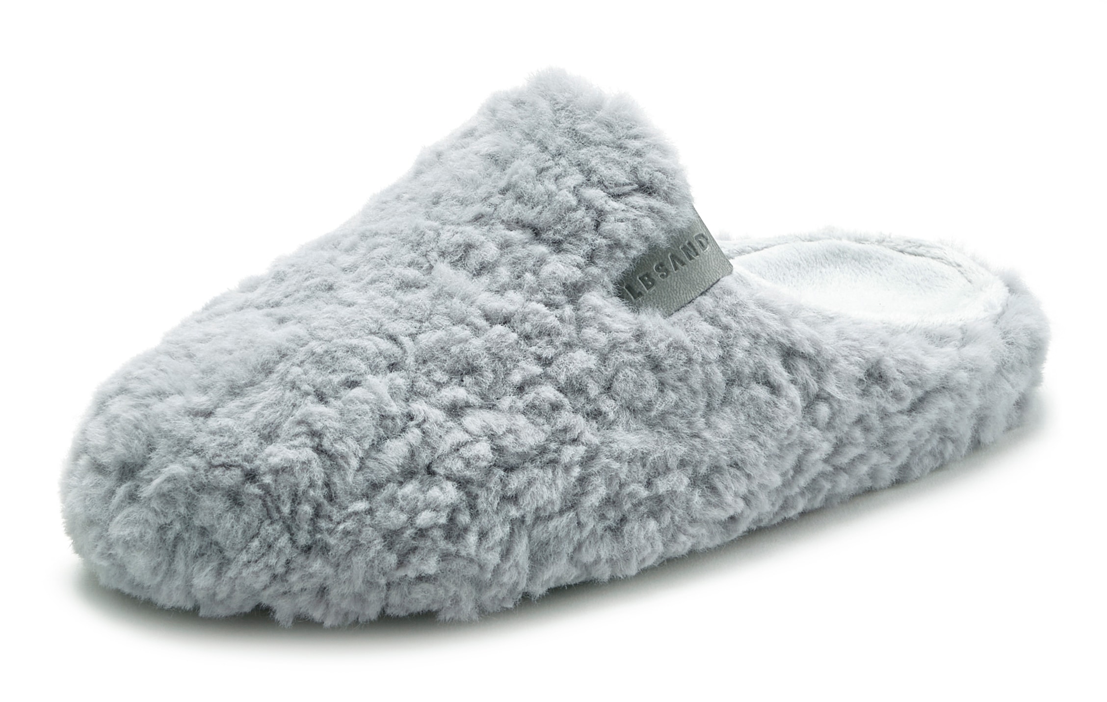 Elbsand Hausschuh  Pantolette, Pantoffel, Mule, Sandale, kuscheliges Fellimitat