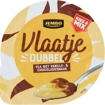 Jumbo Vlaatje met Vanille- & Chocoladesmaak 200 g