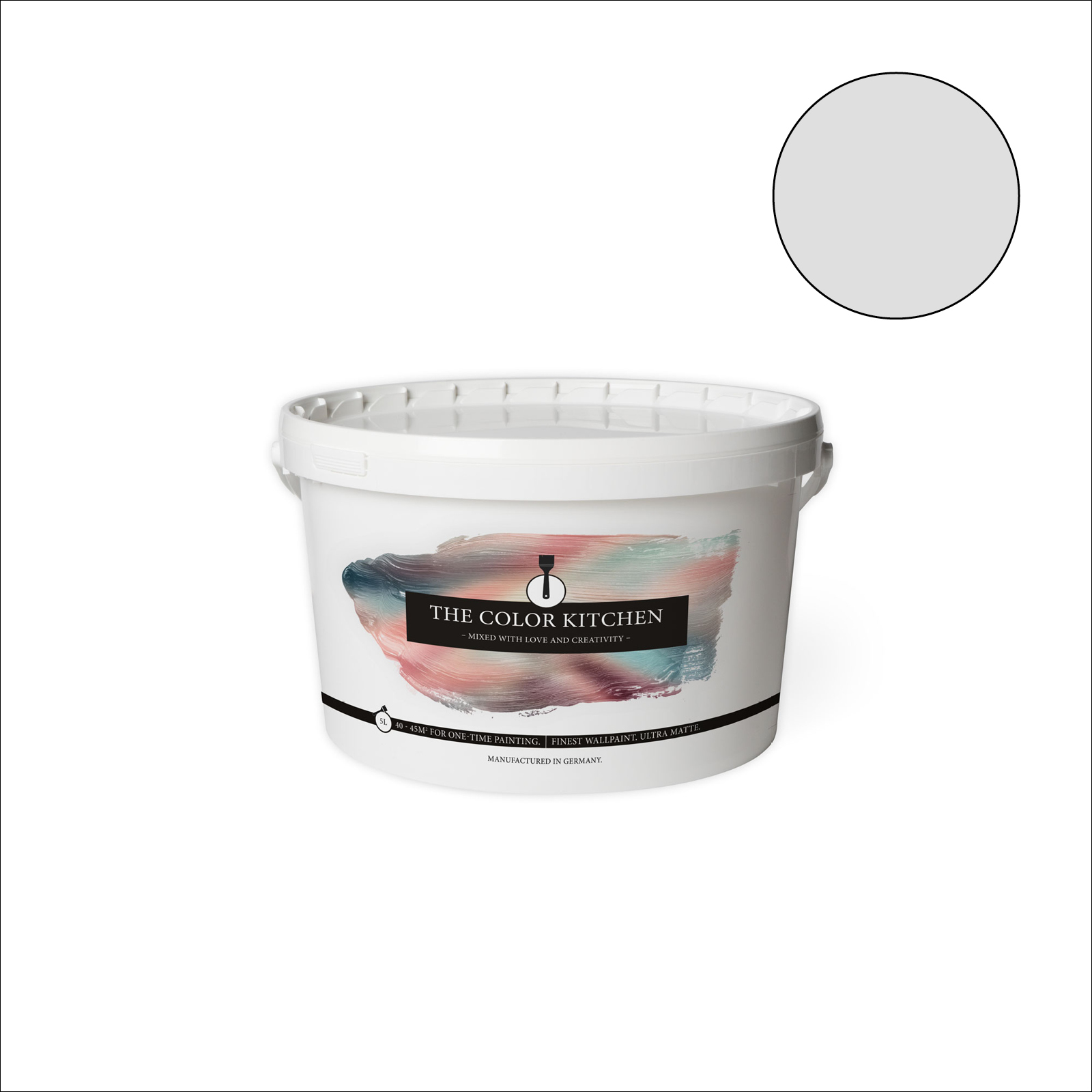 The Color Kitchen Wandfarbe Asian Noodles- grau matt - 5 Liter