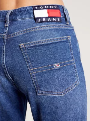Calça jeans Izzie de cintura alta e corte slim até o tornozelo
