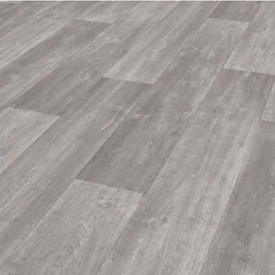 Revêtement sol PVC Texline Hudson Pearl effet bois marron 4m (vendu au m²)