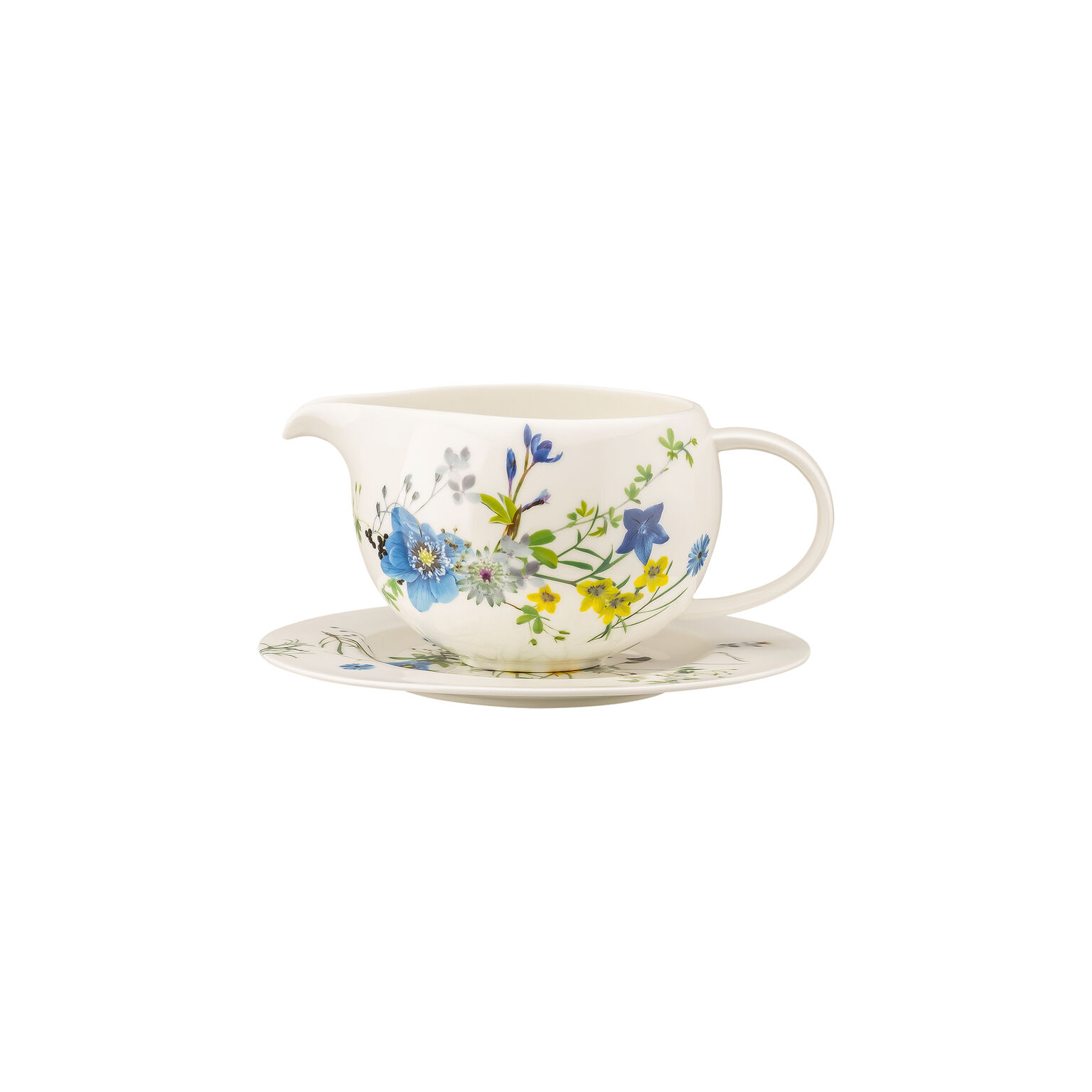 Brillance Bone China Fleurs des Alpes Sauciere 2-tlg.