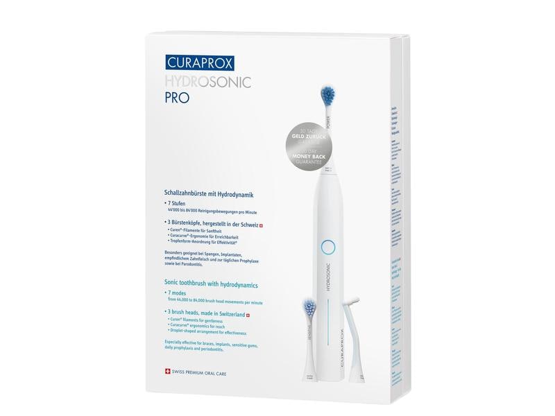 CURAPROX Schallzahnbürste Hydrosonic Pro Elektrische Zahnbürste in Weiss