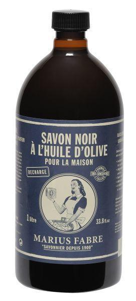 Marius Fabre Zwarte Zeep Navulverpakking 1000ml
